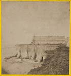  Fort cliffs and Fort Crescent from Beach [James Stodart] | Margate History